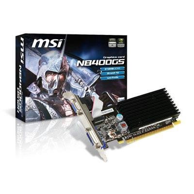MSI nVidia GeForce 8400GS 256 MB DDR2 VGA/DVI PCI-Express Video Card