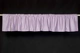 Lavender Velvet Rod Pocket / Pole Top Valance