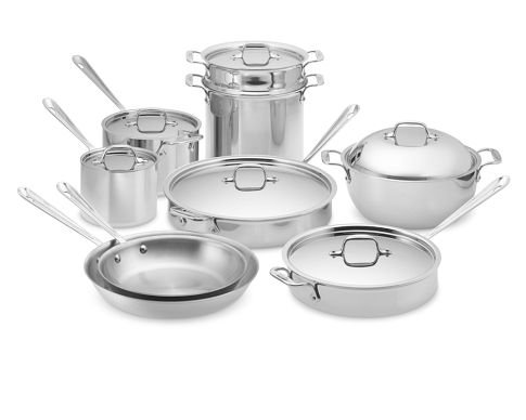 All-Clad 15 Piece Stainless Steel Set product image