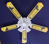 Ceiling Fan Designers 52FAN-NFL-GRB NFL Green Bay Packers Football Ceiling Fan 52 In.