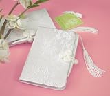 Asian Brocade Silk Notebook with Pen (Set of 24) - Baby Shower Gifts & Wedding Favors