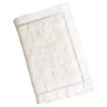 Elegant Baby White Heirloom Baby Bible With Cross Cover