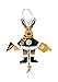 NFL Pittsburgh Steelers Wooden Cheer Ornament