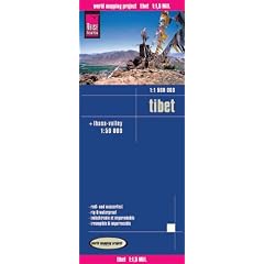 Tibet 1 : 1 500 000: Kartenbild 2seitig, klassifiziertes Stra�ennetz, Ortsindex, GPS-tauglich, wasserfest impr�gniert: Kartenbild 2seitig. Exakte ... Stra�ennetz. Ausf�hrlicher Ortsindex