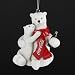 3" Polar Bear and Cub Drinking Coca-Cola Christmas Ornament