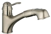Buy Grohe 32 459 ENE Grohe 32 459 ENE Ashford WaterCare Dual Spray Pull-Out Kitchen Faucet, Brushed Nickel
