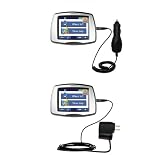Essential Kit for the Garmin StreetPilot C550 - includes Car and Wall Charger with Rapid Charge Technology - Gomadic Brand w/ TipExchange Technology
