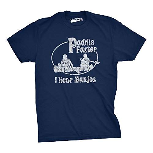 Paddle Faster I Hear Banjos Funny Vintage Movie T-Shirt