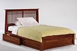 Solstice Twin Platform Bed w/ Cherry Finish plus 2-Drawer Set