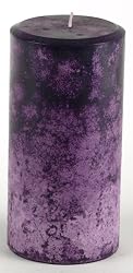 3" x 6" Mottled Pillar, Blackberry Fig