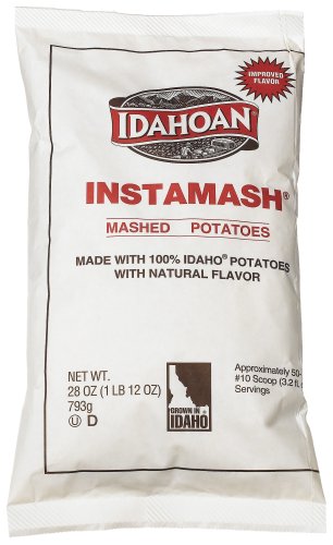 Idahoan Instamash Mashed Potatoes, 28-Ounce Units (Pack of 4)