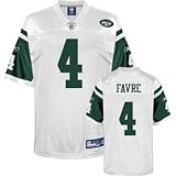 Brett Favre New York Jets White NFL Replica Jersey - Size 46 - Small
