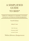 A Simplified Guide to Bhs: Critical Apparatus, Masora, Accents, Unusual Letters & Other Markings