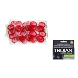 Trojan EXTENDED PLEASURE Latex Condoms Lubricated 36 ea and Red Colored Premium Latex Condoms Lubricated 12 condoms with Travel Condom Compact Safe Sex Kit Trojan EXTENDED PLEASURE Latex Condoms Lubricated 36 ea and Red Colored Premium Latex Condoms Lubricated 12 condoms with Travel Condom Compact Safe Sex Kit