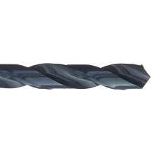 Precision Twist 209 High Speed Steel Taper Shank Drill Bit, Black Oxide Finish, Morse Taper Shank, Spiral Flute, 118 Degree Point Angle