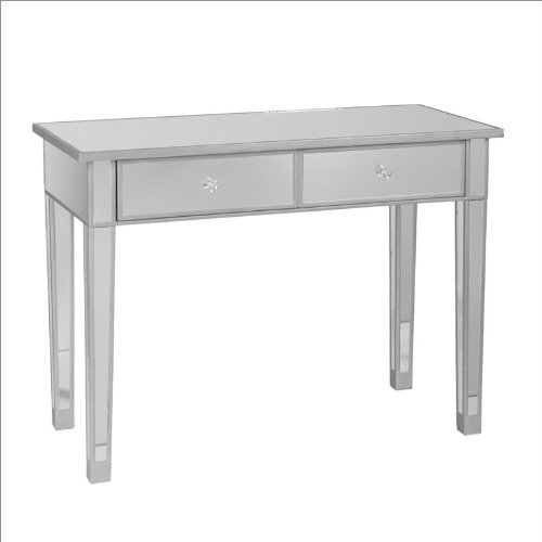 Southern Enterprises Aura Mirrored 2-Drawer Console Table