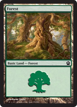 Magic: the Gathering - Forest (249/249) - Theros - Foil