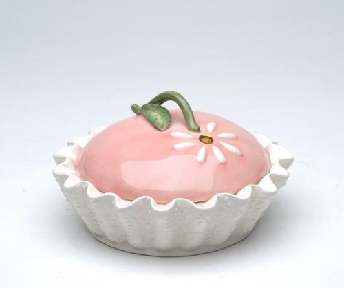 5 inch Pink Cupcake Fashioned Display Box with a Lacy Daisy on Top