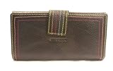 Large Black Spanish Leather Purse / Wallet - from Anna & Robert