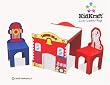 Fire Truck Table and Chairs
