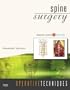 Operative Techniques: Spine Surgery: Book, Website and DVD, 1e