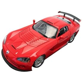 1 43 Scale Autoart Dodge Viper Competition Coupe Plain Body Version in Red from Car Bodies