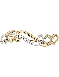 14K Two-Tone Gold Brooch -- LIFETIME WARRANTY