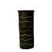 Chocolate Wave Vase Small Terracotta with Abaca twine, handmade