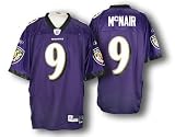 Baltimore Ravens Steve McNair, Men’s Premier, Sewn NFL Jersey, Purple