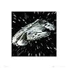 Star Wars - Falcon Poster Kunstdruck (40 x 40cm)