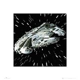 Star Wars - Falcon Poster Kunstdruck (40 x 40cm)