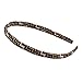 Candygirl 1cm Headbands with Aztec Flower Star Bow Fabric Covered Value Pack (aztec)