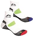 Adults TWO PAIR PACK More Mile cushioned LONDON running sock