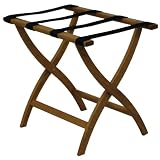 Luggage Pros Designer Luggage Rack with Black Webbing