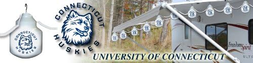 Polymer Products LLC NCAA-CON300515 University of Connecticut Ten Globe String Light Set
