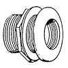 Bulkhead 3/4" All Thread