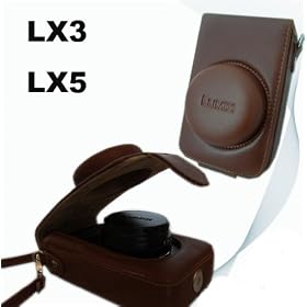 Eynpire Leather Case for Leica D-lux 3 D-lux 4 D-lux 5 Panasonic Lumix DMC LX3 LX5 by Eynpire Camera