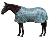 WeatherBeeta Landa Freestyle Standard Neck Lite Turnout Sheet - Spring Haze Plaid