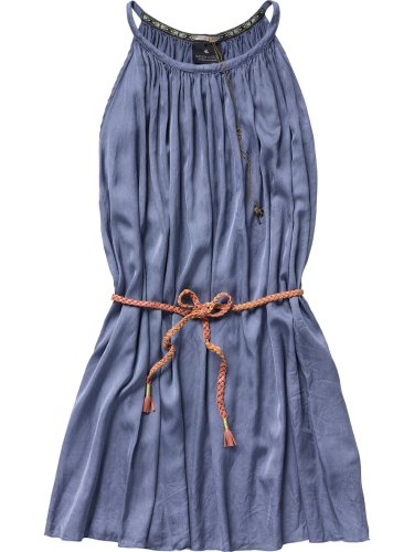 Maison Scotch Damen Kleid (knielang) 12210197794 - grecian inspired drapey dress w/belt,Gr Preisvergleich