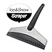 Atalanta® Upgraded Durable Stainless Steel Ice Snow Scraper Snow Shovel with Anti-Freeze Handle for Auto Vehicle Car Window