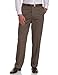 Savane Men's Flat Front Wrinkle Free Twill,Shale,34W 30L