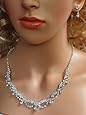SparklyCrystal Bridal Crystal Necklace Set N1D77