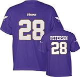 Adrian Peterson Minnesota Vikings Purple Youth Jersey Name and Number T-Shirt