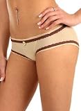 Ruffled Lace Mesh Trim Hipster Panties