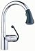 Tools & Hardware : GROHE 33 758 IB0 Ladylux Cafe Pull-Out Spray Kitchen Faucet, Chrome/Soft Black