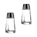 Glass Salt and Pepper Shakers Set