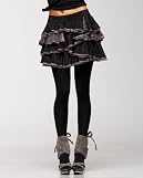 Asymmetric Tiered Skirt