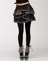 Asymmetric Tiered Skirt