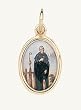 Gold Plated Religious Medal - Saint Peregrine