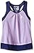 adidas Girls' Big Ultimate Tank, Purple Glow/Raw Purple, Large